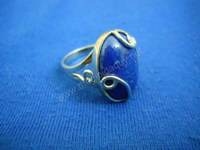 nhẫn đá lapiz lazuli