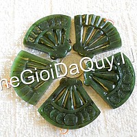 Bán mặt Quạt phong thuỷ đá ngọc bích
