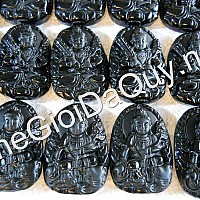 Phật bản mệnh Phổ Hiền nhỏ Obsidian