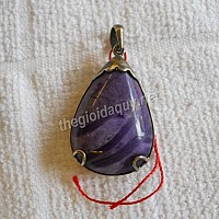 Mặt Dây Chuyền Bạc đá sugilite