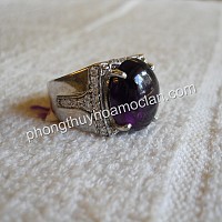 Nhẫn Nam Thạch Anh tím