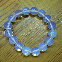Vòng Tay đá Mặt trắng 12 ly