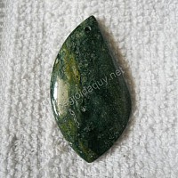 Mặt đá chalcedony xanh rêu