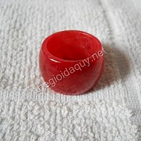 Nhẫn cẩm thạch đỏ bản