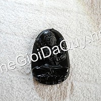 Phật bản mệnh Hư Không Tạng đá Obsidian