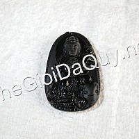 Phật bản mệnh Phổ Hiền đá Obsidian