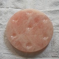 Đĩa Thất Tinh Thạch Anh hồng